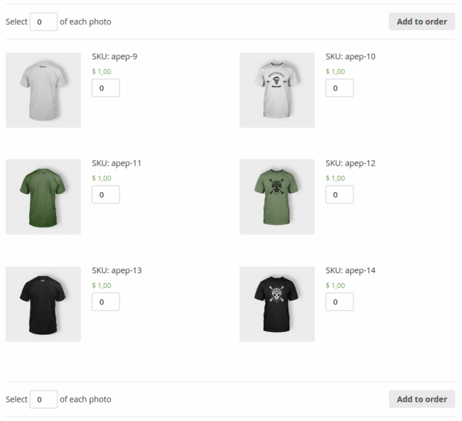 Intuitive photograph purchasing through WooCommerce.