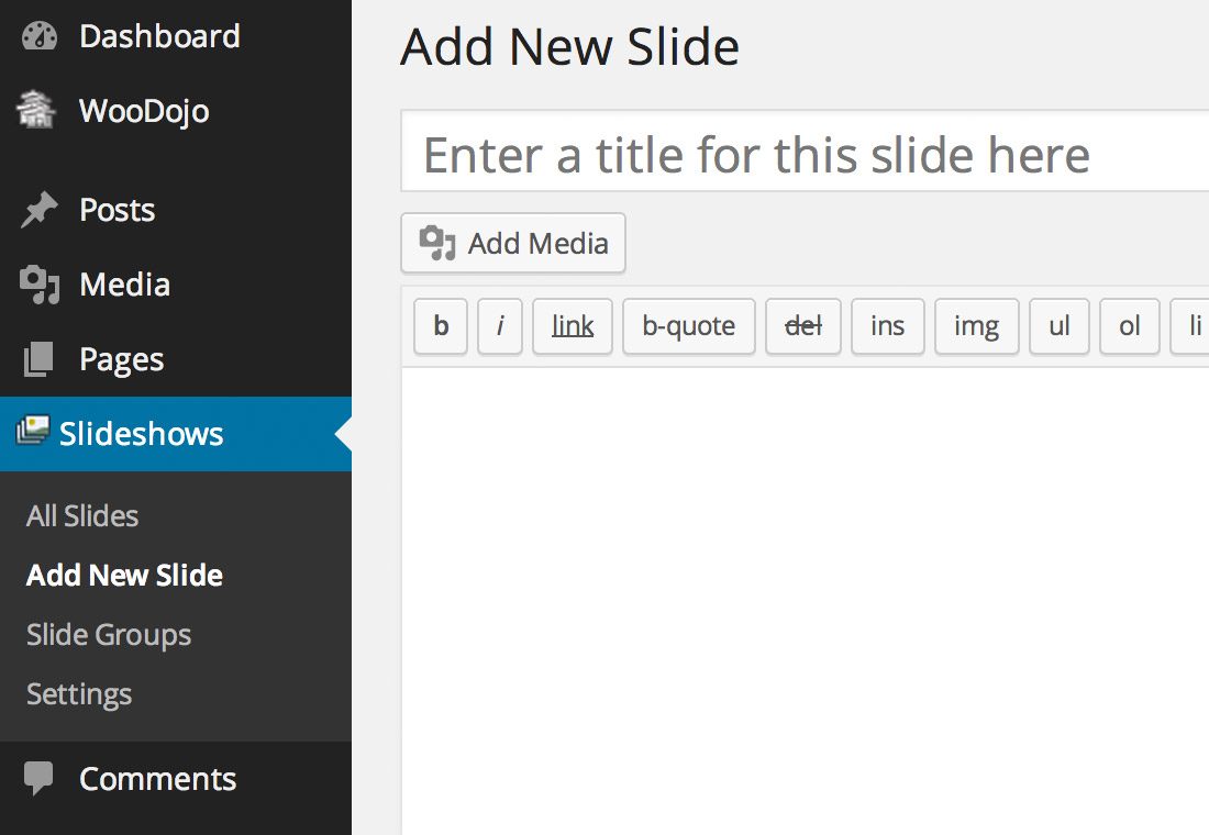 Wooslider - a WordPress slideshow plugin