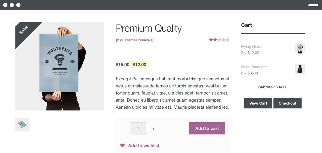 WooCommerce pricing for themes