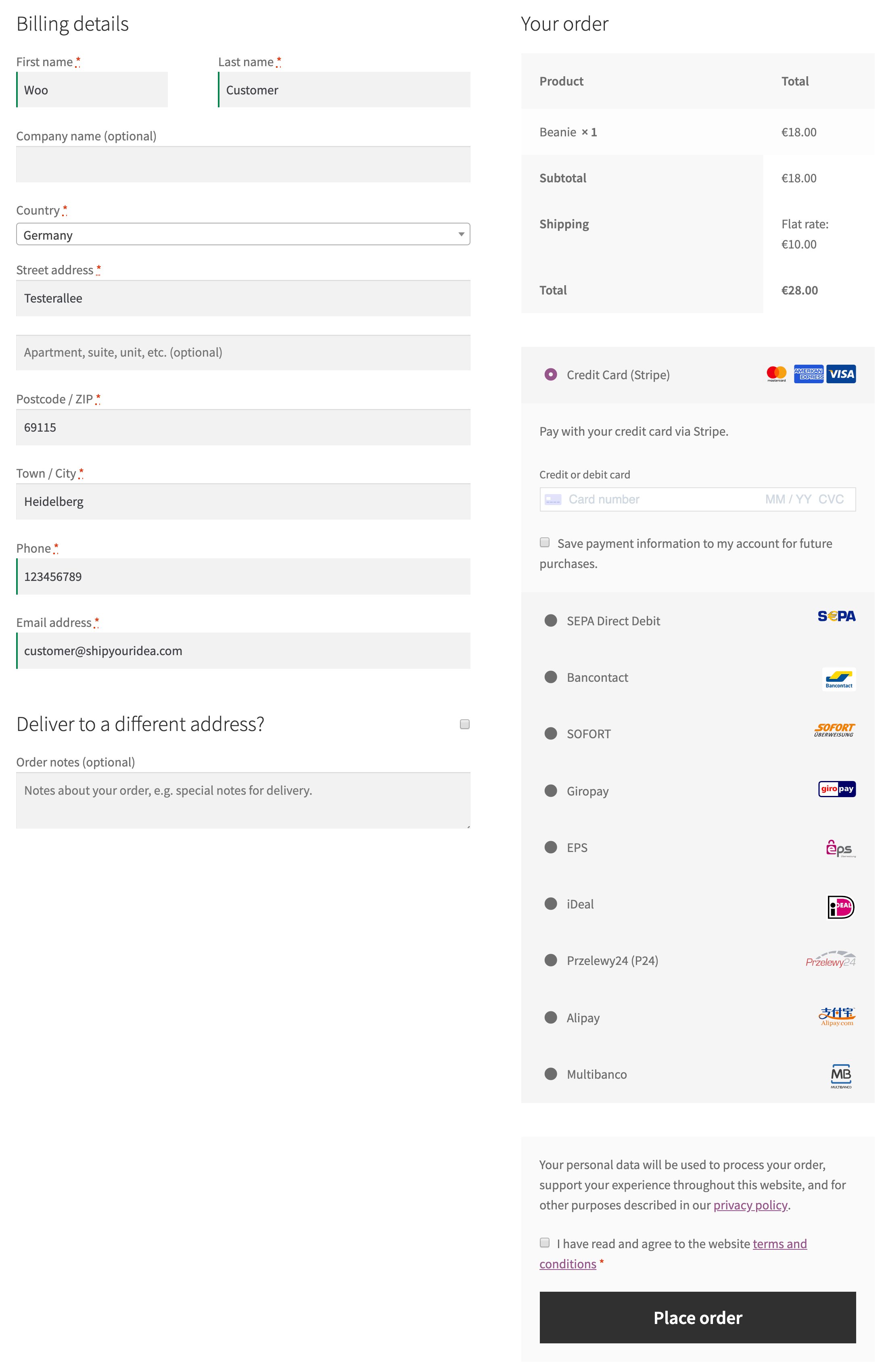 stripe-woocommerce