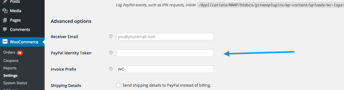 PayPal PDT WooCommerce