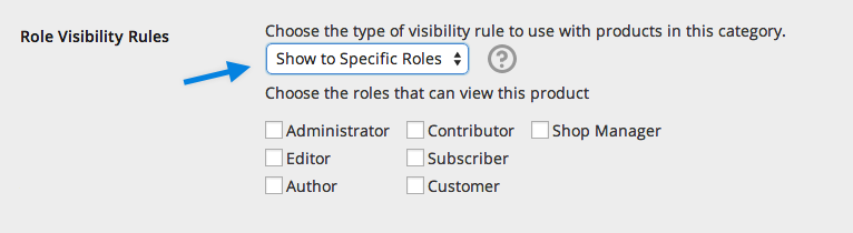 Catalog Visibility Product Category Settings