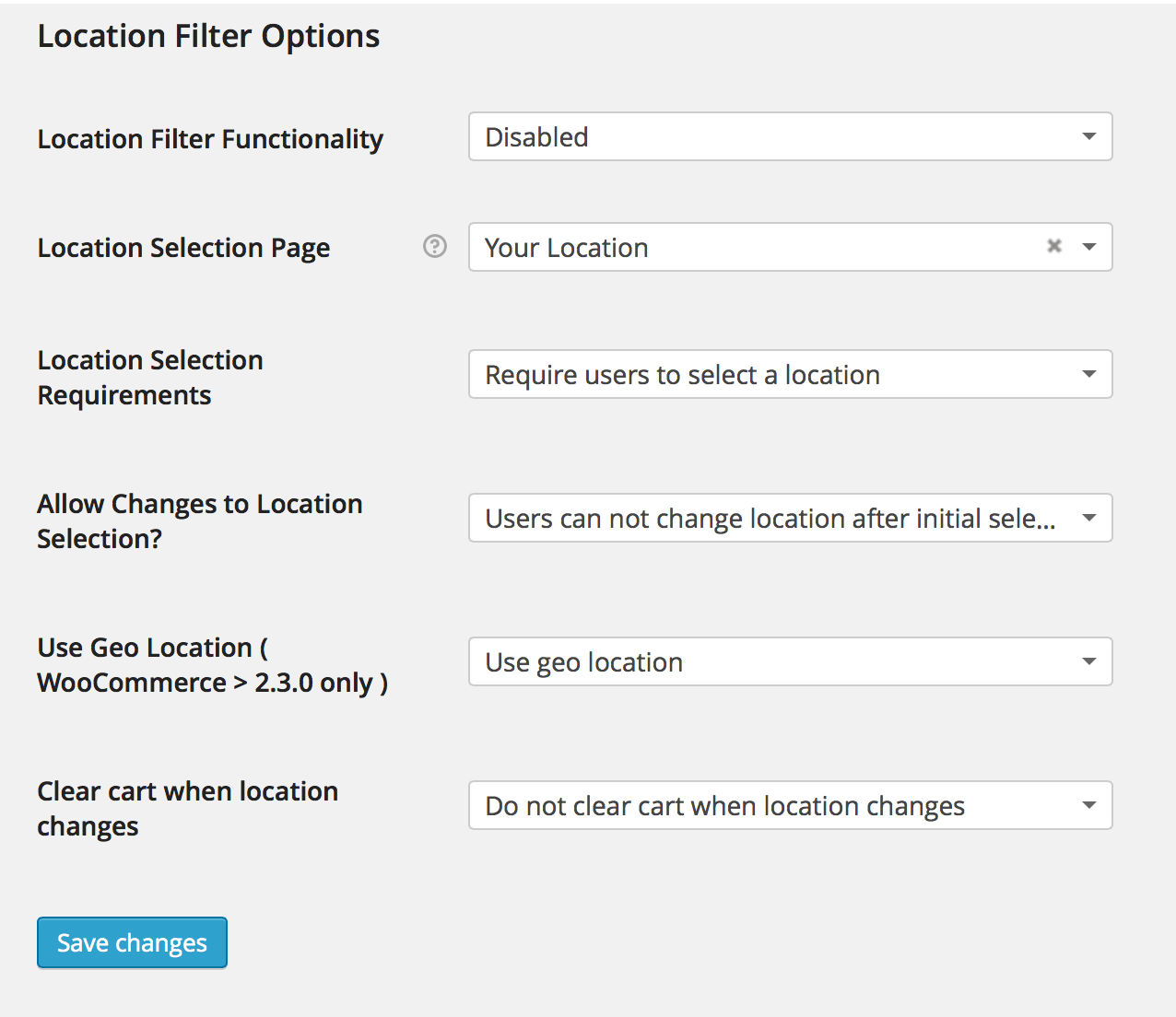Catalog Visibility Options Documentation