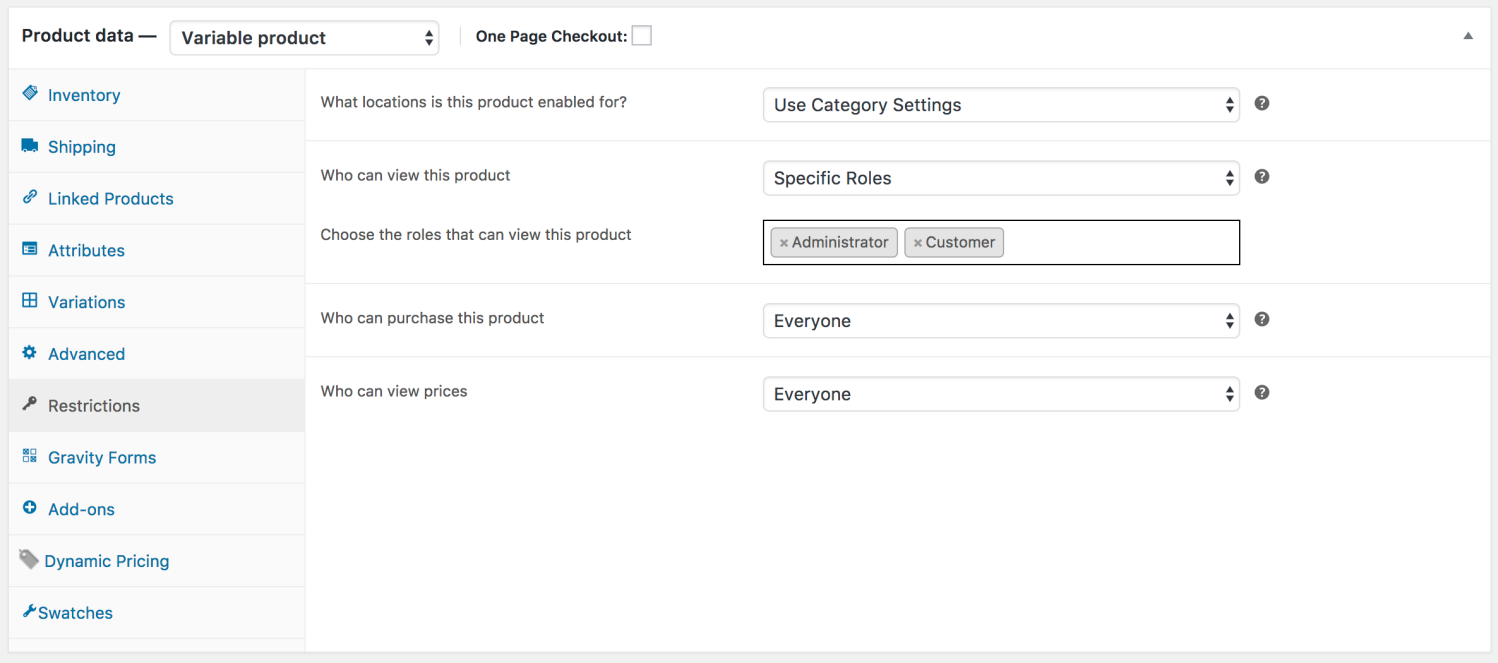 Catalog Visibility Options Documentation