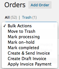 WooCommerce FreshBooks Bulk Invoicing