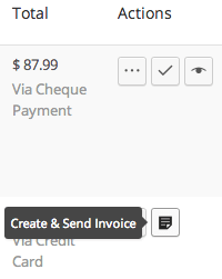 WooCommerce FreshBooks Manually Create & Send Invoices