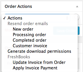 WooCommerce FreshBooks Update Invoice