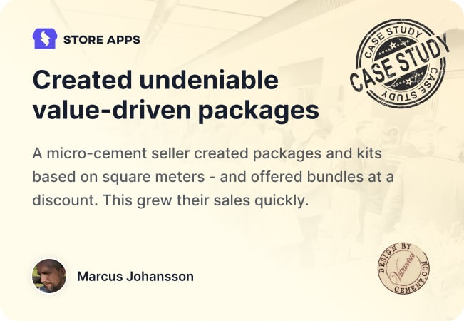 Create undeniable value driven packages - Chained Products case study