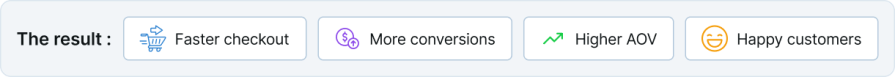 Results the chained products plugin generates