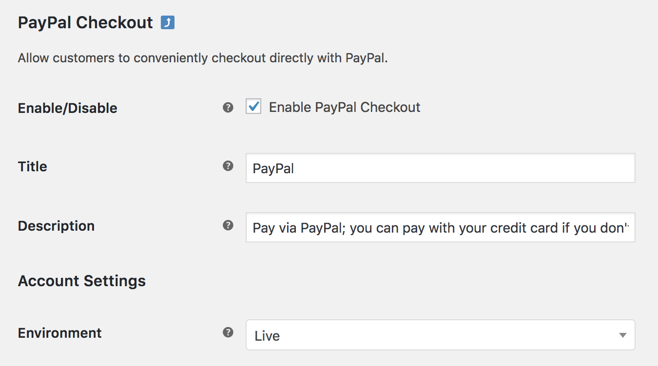 PayPal Checkout - WooCommerce