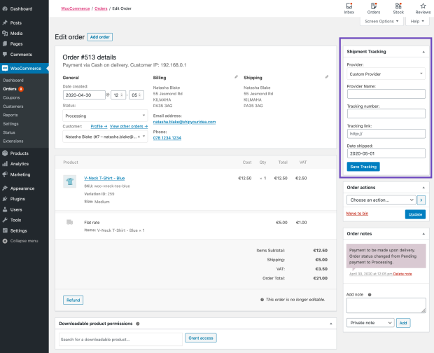 Shipment Tracking