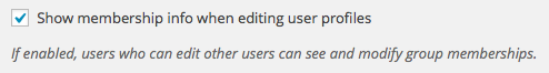 Show Membership Info in Profiles - Groups WooCommerce Setting