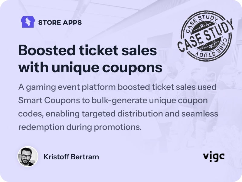 Boosted ticket sales with coupons