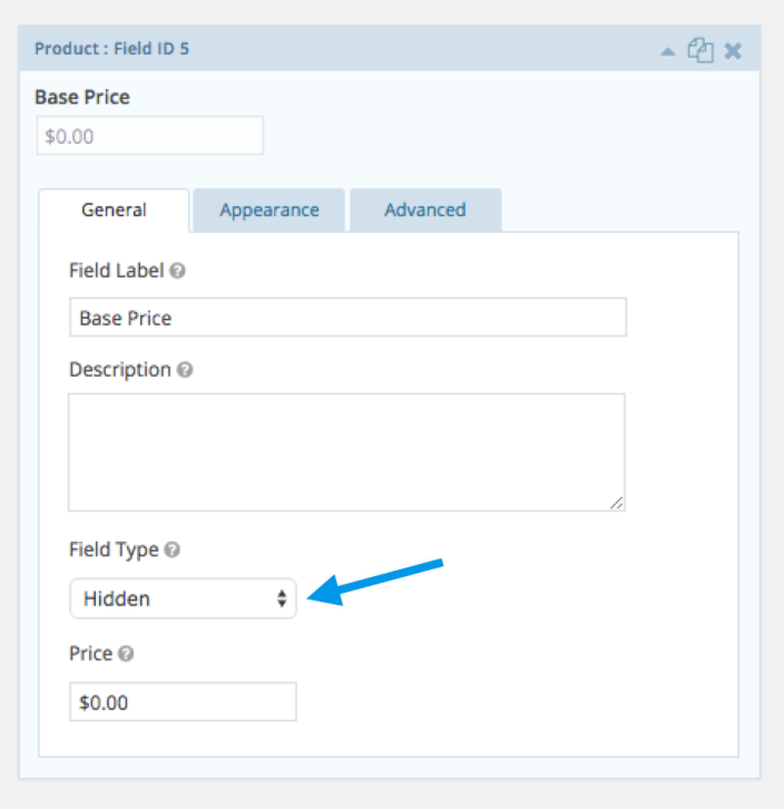 Gravity Forms Product Add-ons - Product Field