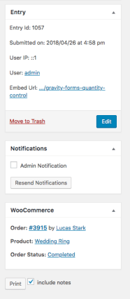 WooCommerce Gravity Forms Product Add Ons WooCommerce
