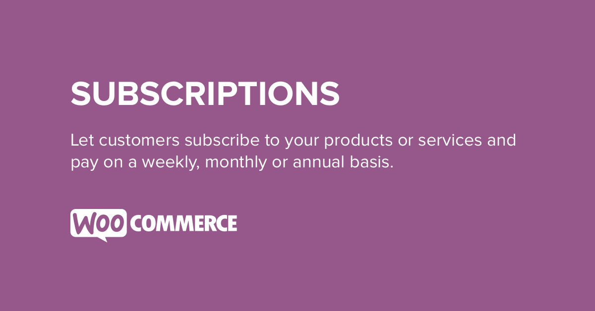 WooCommerce Subscriptions Pro