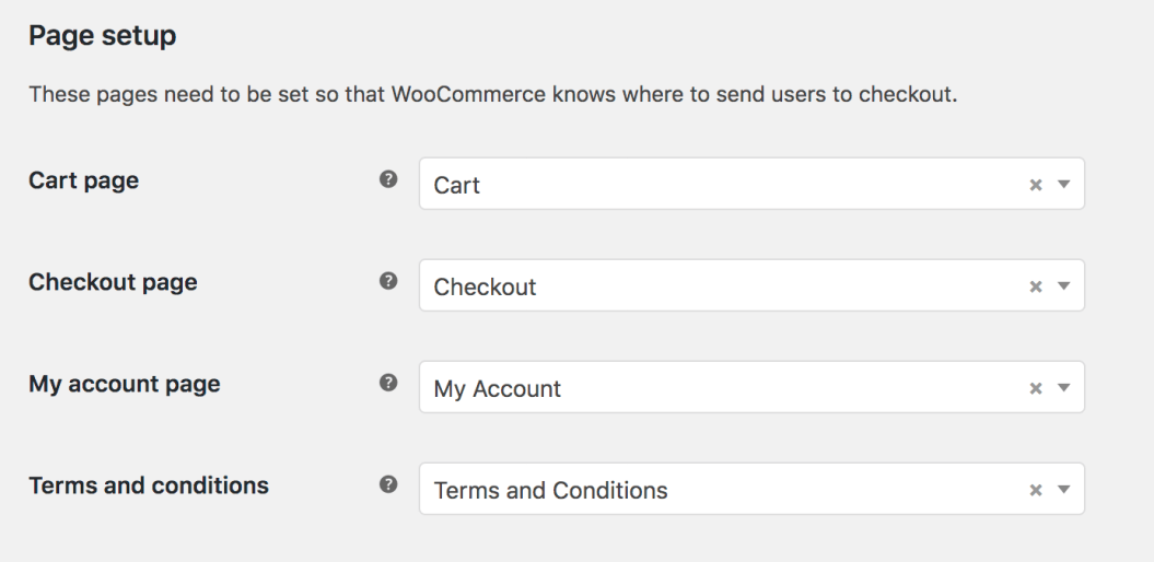 WooCommerce Pages Documentation - WooCommerce