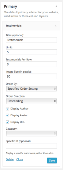 Testimonials Plugin Documentation - WooCommerce