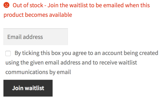 Example of the opt-in notification shown to users