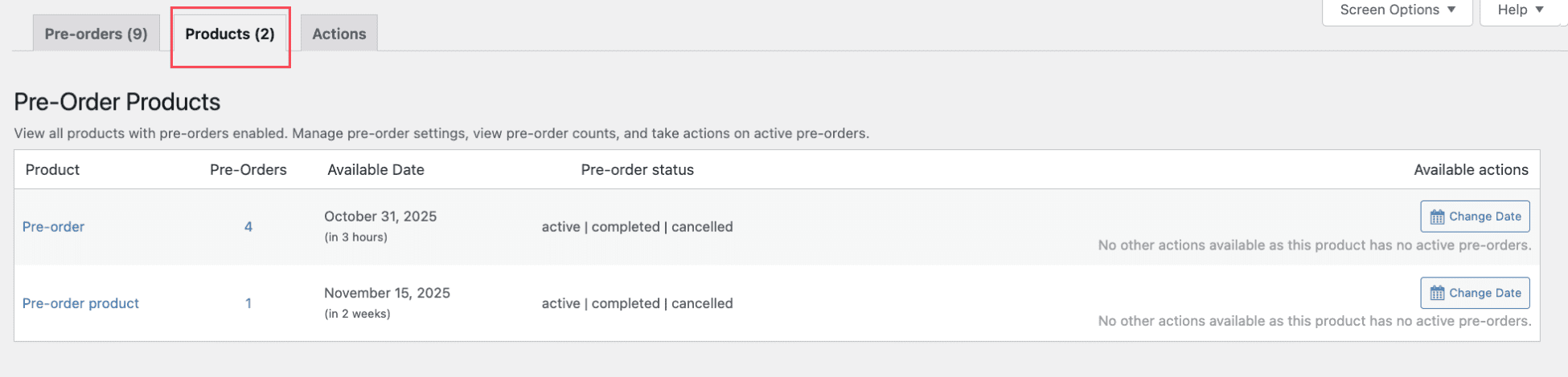 WooCommerce Pre-Orders Documentation - WooCommerce