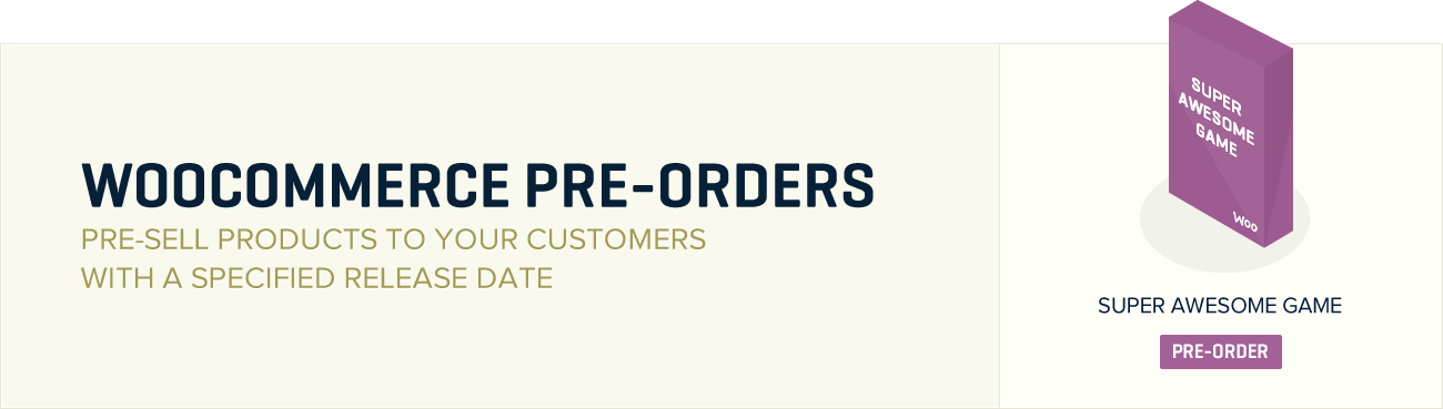 pre-orders