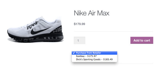 WooCommerce Product Retailers multiple retailer display