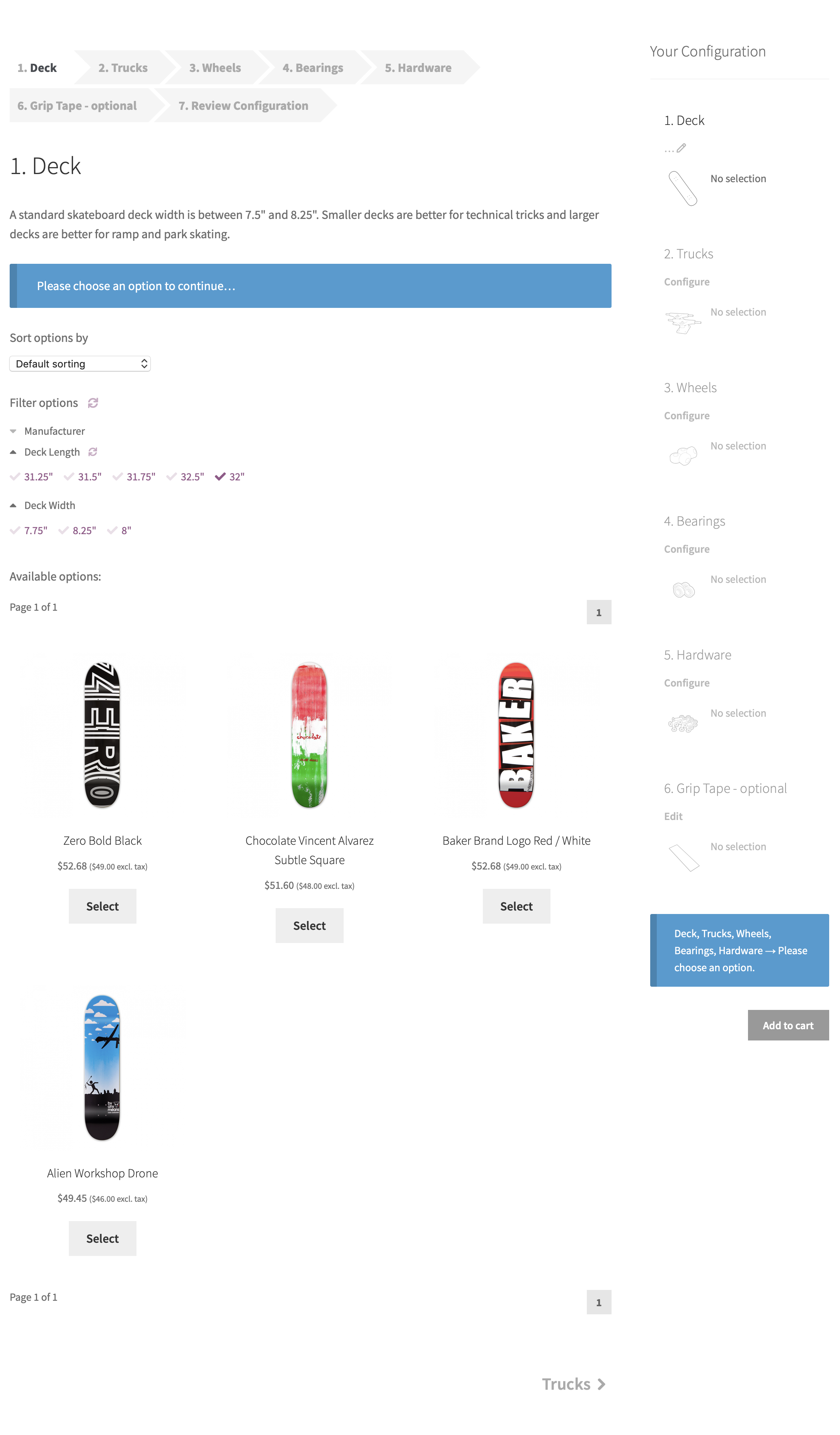 woocommerce custom product builder