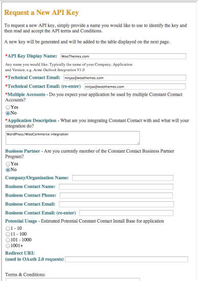 WooCommerce Constant Contact Setup 3