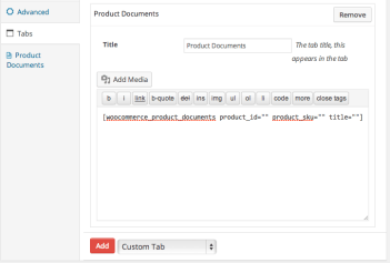 WooCommerce Product Documents Documentation - WooCommerce