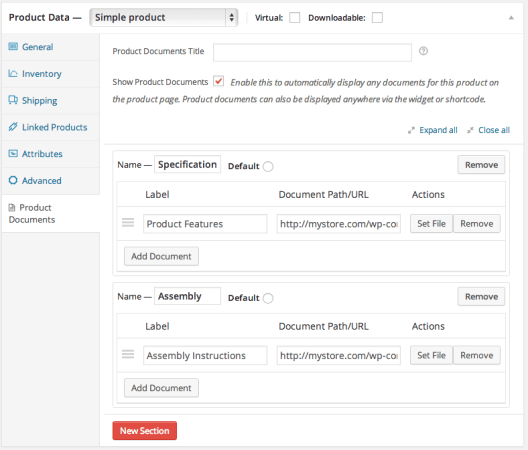 WooCommerce Product Documents Documentation - WooCommerce