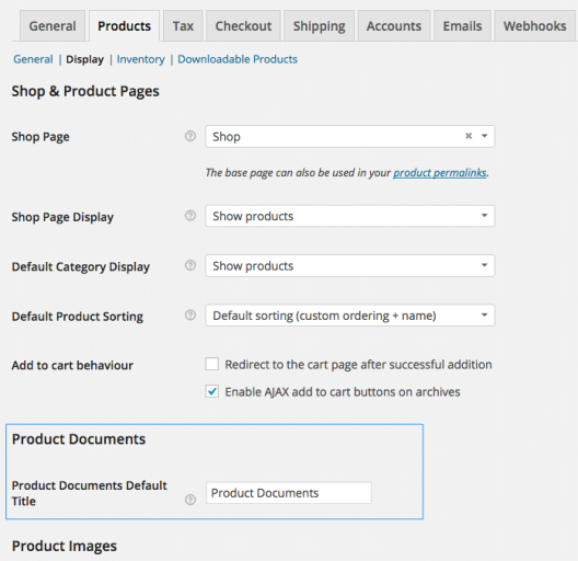 WooCommerce Product Documents Documentation - WooCommerce