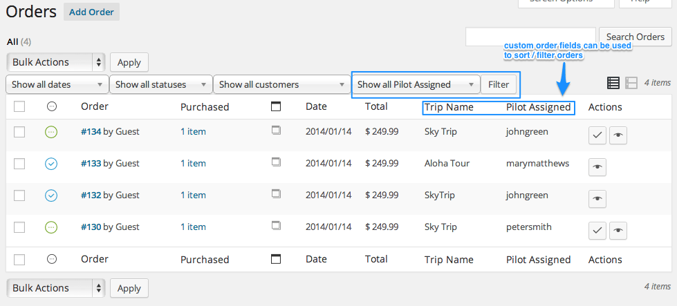 WooCommerce Admin Custom Order Fields Documentation - WooCommerce