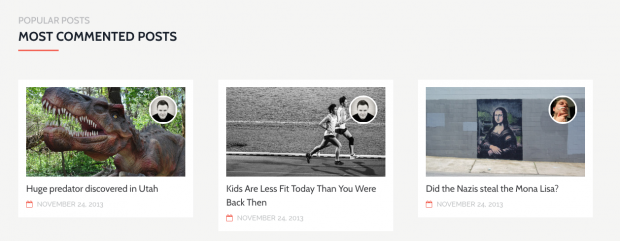 Showcase your most active blog posts, right on your homepage.