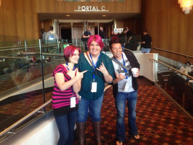 There was a lot of pink hair at WordCamp Phoenix.