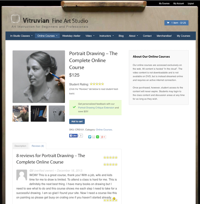 Vitruvian Product Page