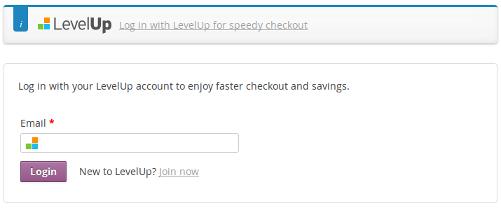 levelup-quick-checkout-login