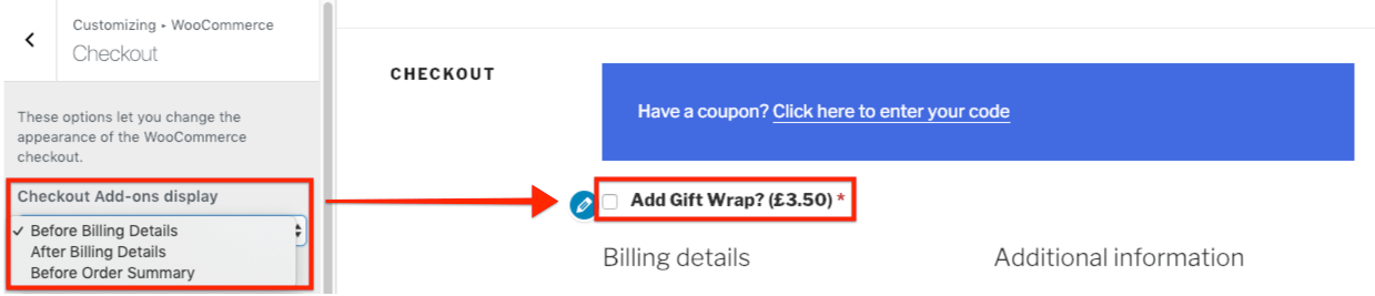 WooCommerce Checkout Add-ons Documentation - WooCommerce