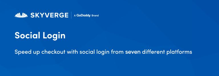 Use seven different social login options to log into your website.
