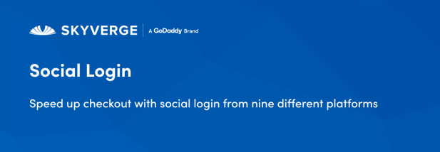 Speed up checkout with social login from nine different platforms