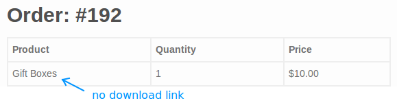 WooCommerceOrderWithoutDownloadLink
