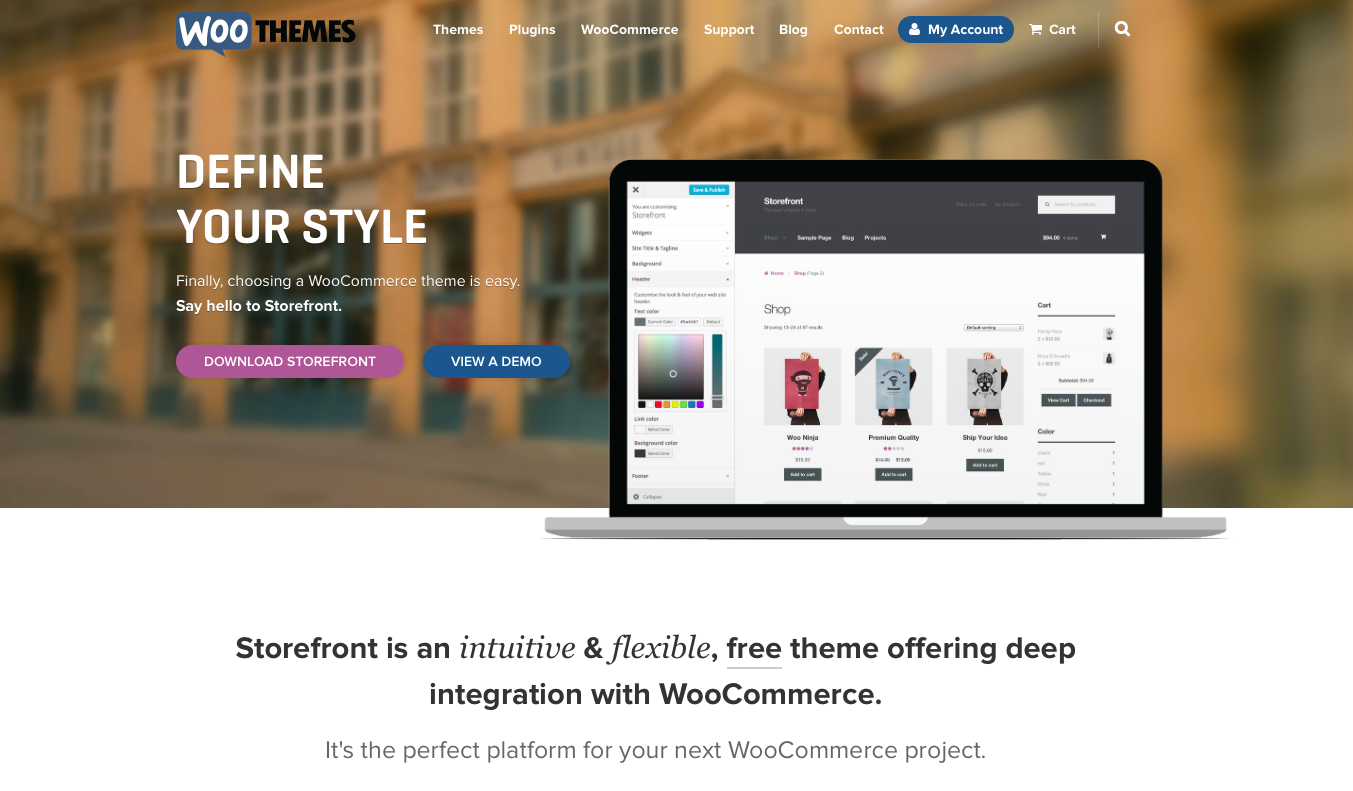 Say hello to Storefront! - WooCommerce