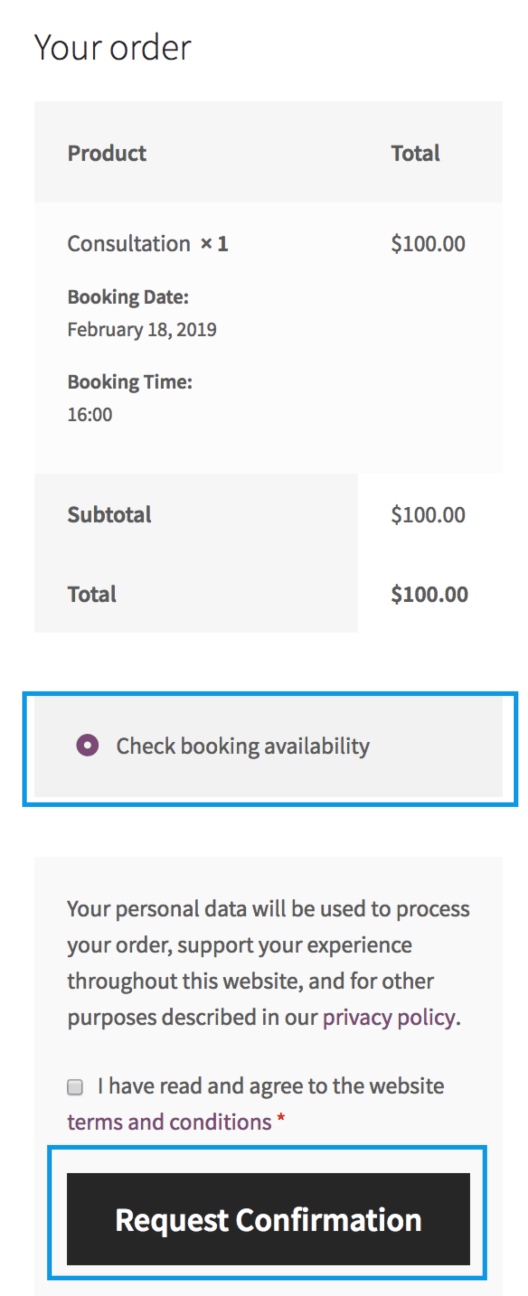 Customer Booking Process Documentation - WooCommerce