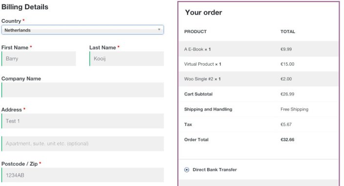 Taxes are automatically calculated based on customer's location