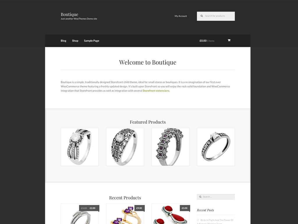 best free woocommerce themes for small store