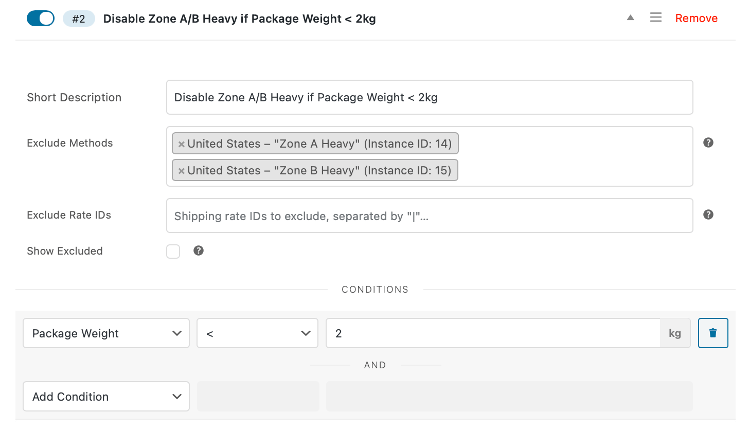 Conditional Shipping and Payments Documentation - WooCommerce