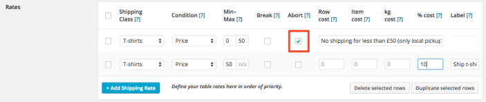 table-rates