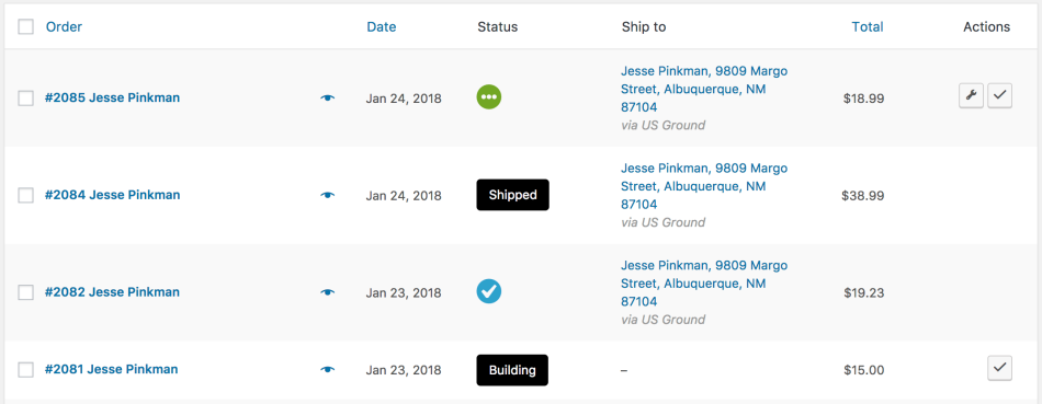 WooCommerce Order Status Manager: Custom Statuses imported
