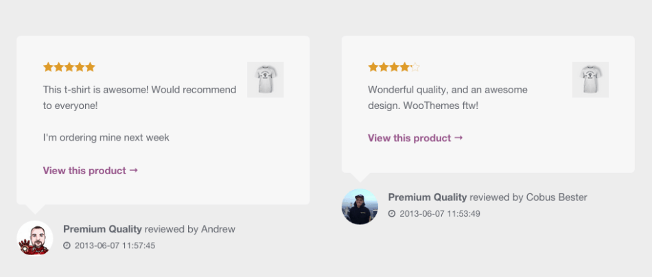 Storefront Reviews Documentation - WooCommerce