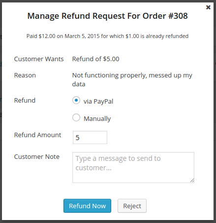 webdrop in refund