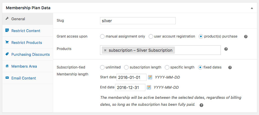 WooCommerce Memberships Subscriptions Integration Documentation ...